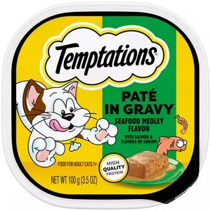 24/3.5oz Whiskas Temptations Pate Seafood - Dog/Cat Supplements